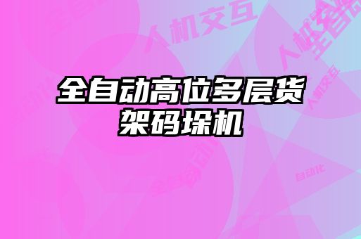 全自動高位多層貨架碼垛機(jī)
