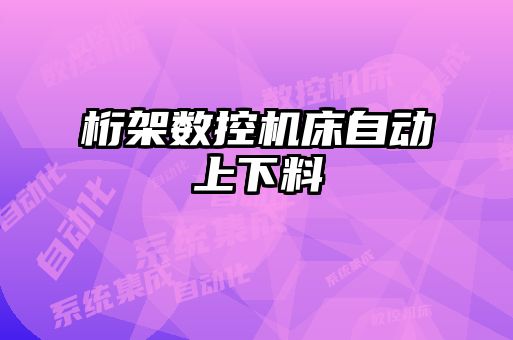 桁架數控機床自動上下料