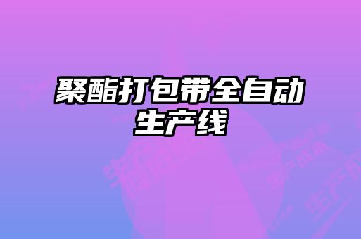 聚酯打包帶全自動生產(chǎn)線