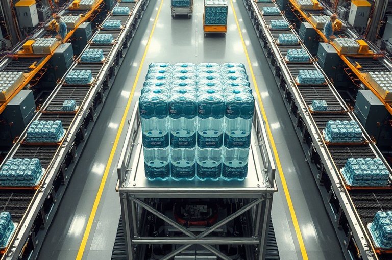 蘇州礦泉水自動貼標(biāo)機，助力企業(yè)高效包裝